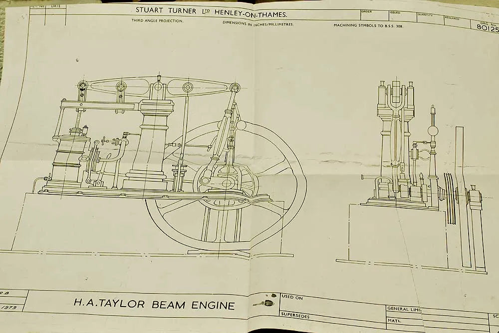 Part-built Stuart Major beam