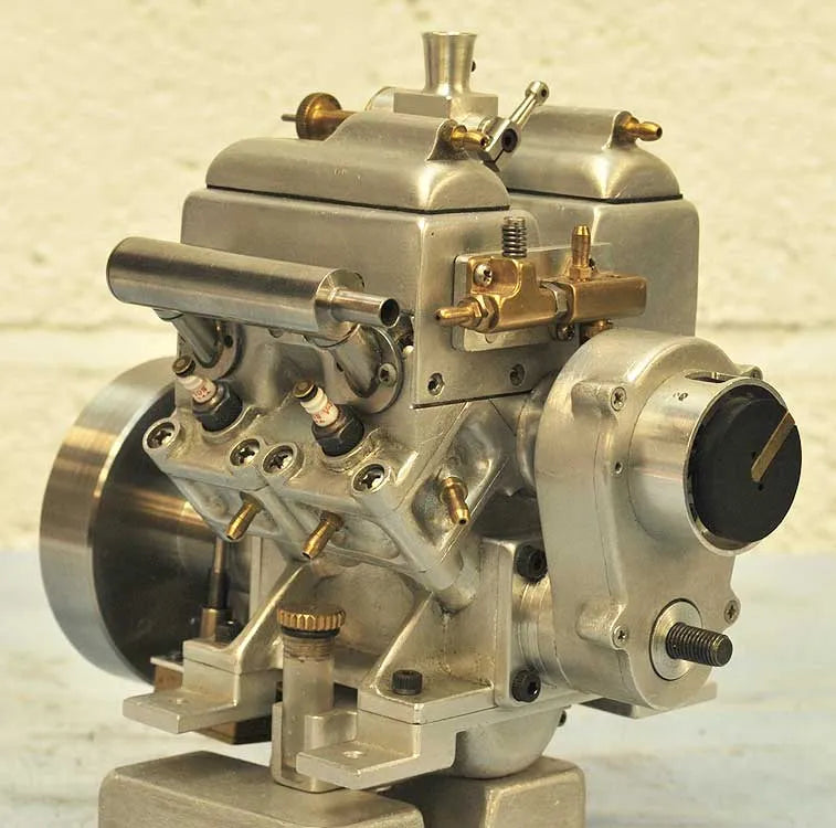Freelance V4 IC engine part-built