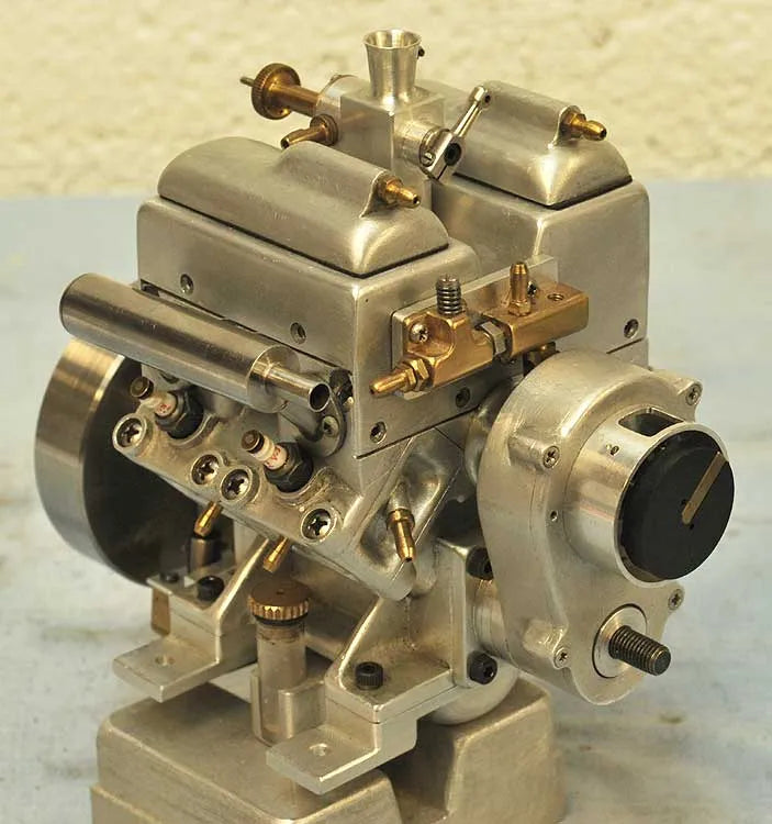 Freelance V4 IC engine part-built