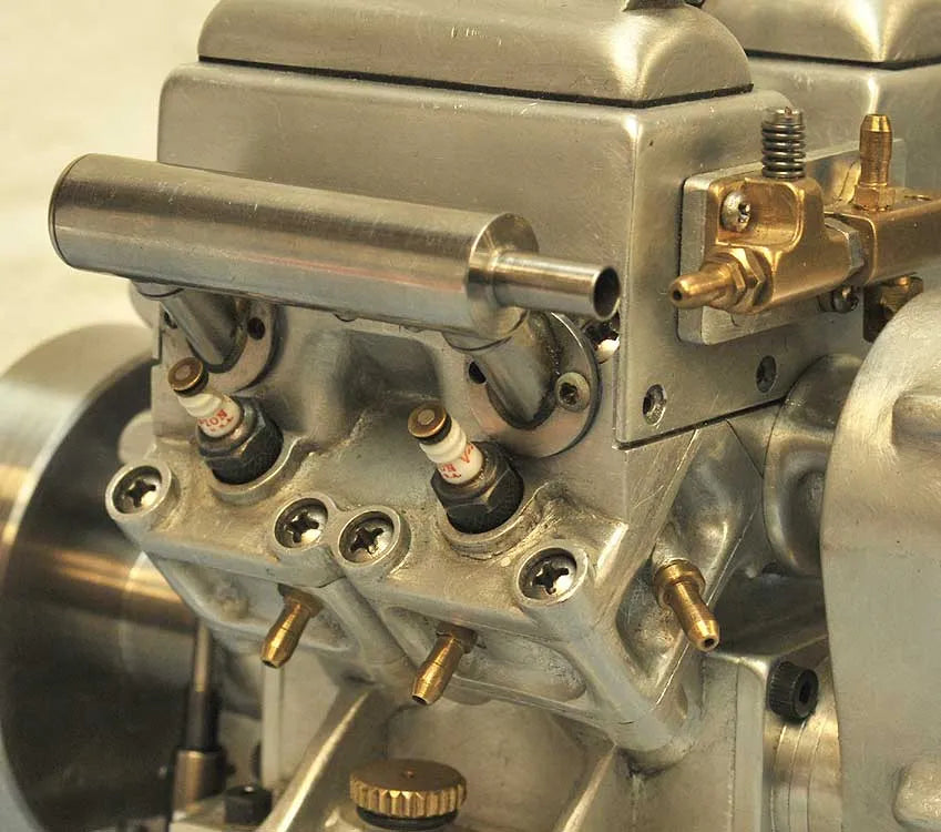 Freelance V4 IC engine part-built
