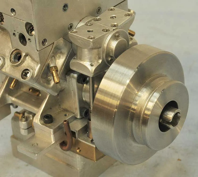 Freelance V4 IC engine part-built