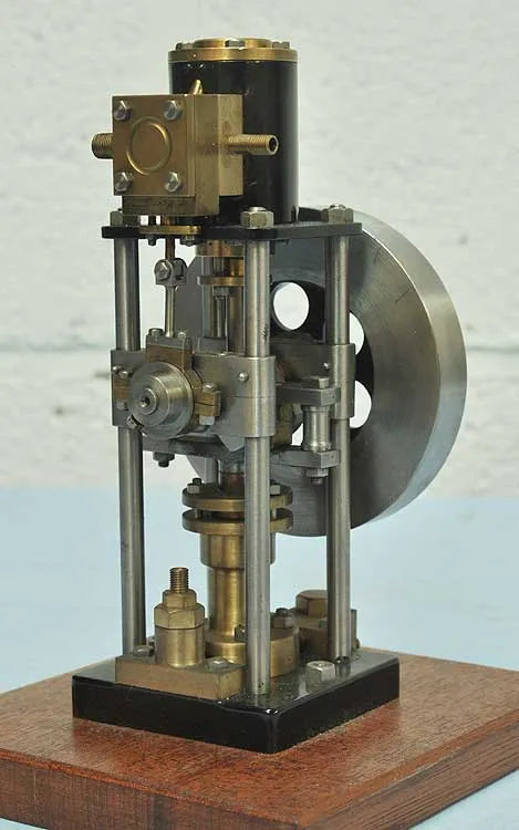 Scotch crank steam pump