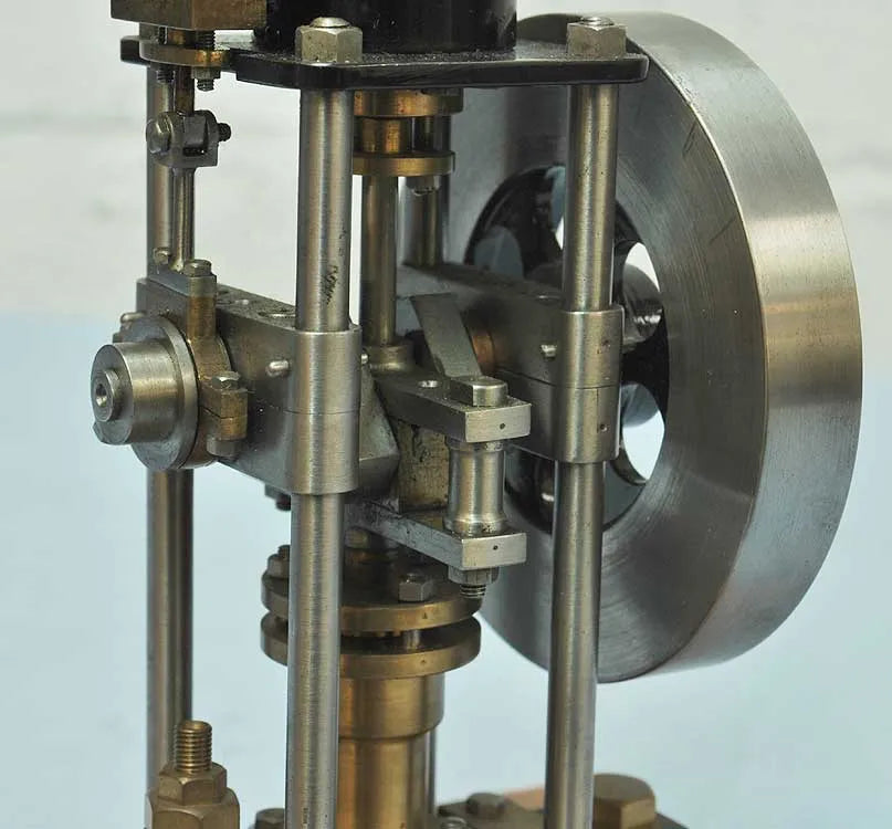 Scotch crank steam pump