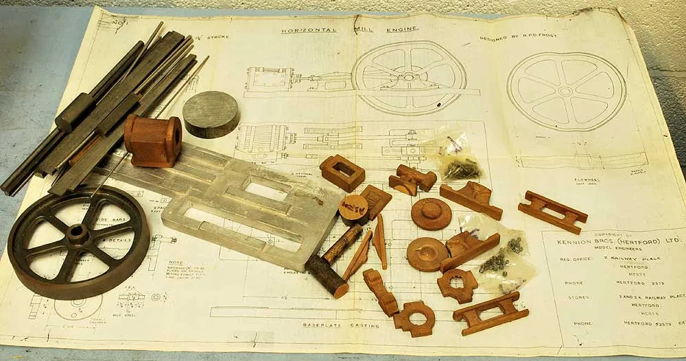 Kennions mill engine part-built