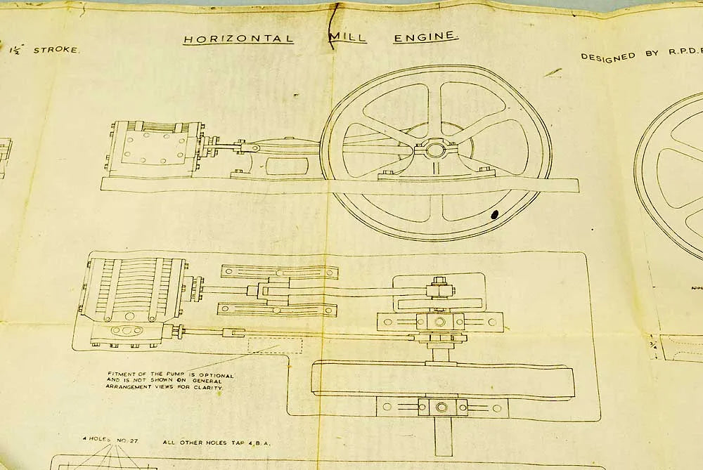 Kennions mill engine part-built