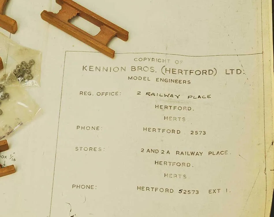 Kennions mill engine part-built