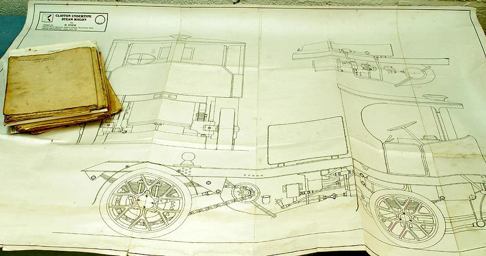 2 inch scale part-built Clayton wagon