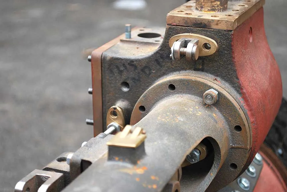 part-built 4 inch scale Garrett traction engine