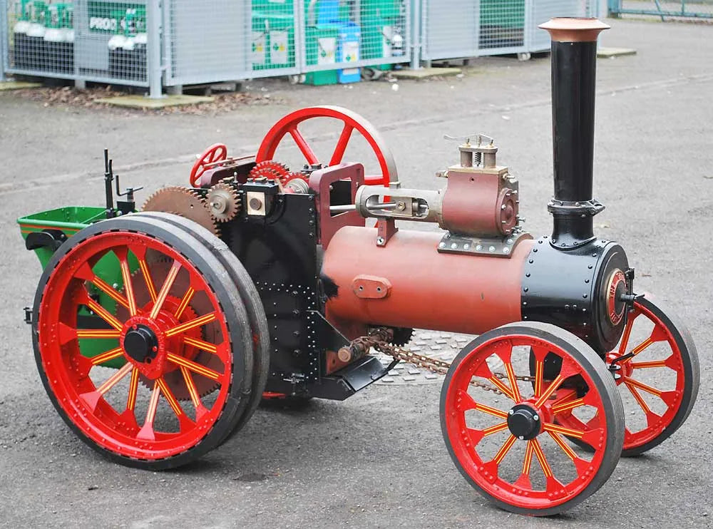 part-built 4 inch scale Garrett traction engine