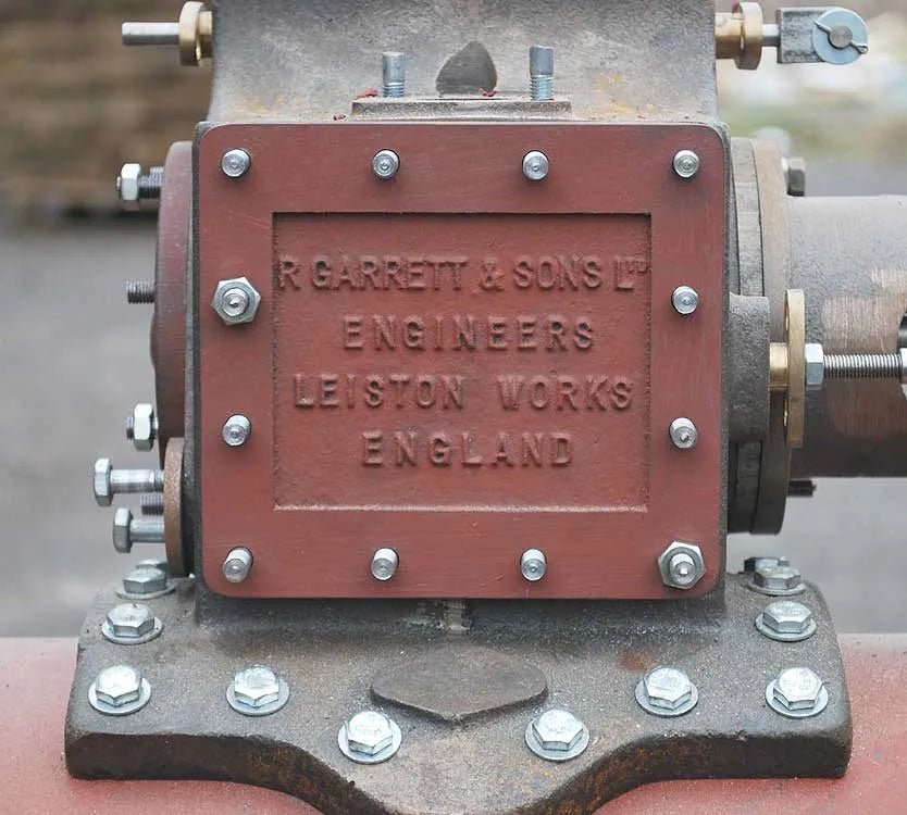 part-built 4 inch scale Garrett traction engine