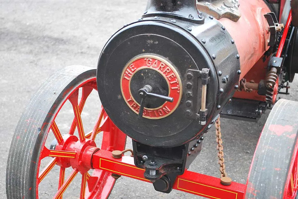 part-built 4 inch scale Garrett traction engine