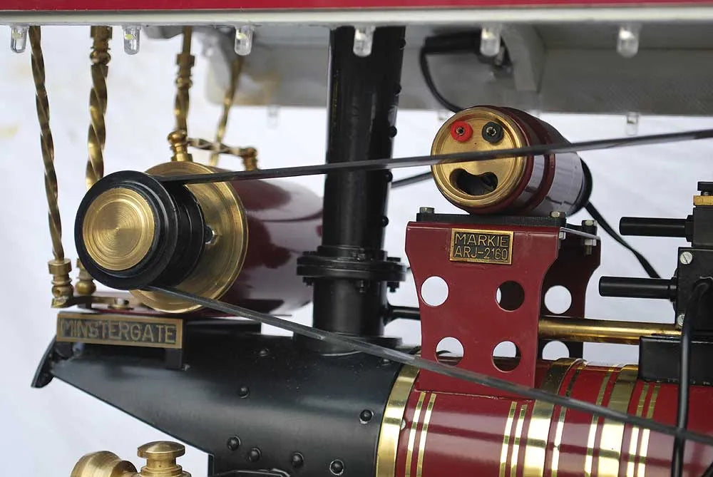 Markie Showmans engine with display case
