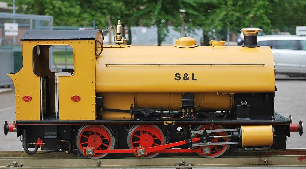 7 1/4 inch gauge Hawthorne Leslie 0-6-0