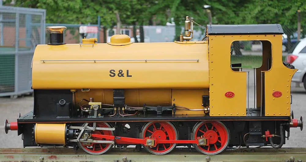 7 1/4 inch gauge Hawthorne Leslie 0-6-0