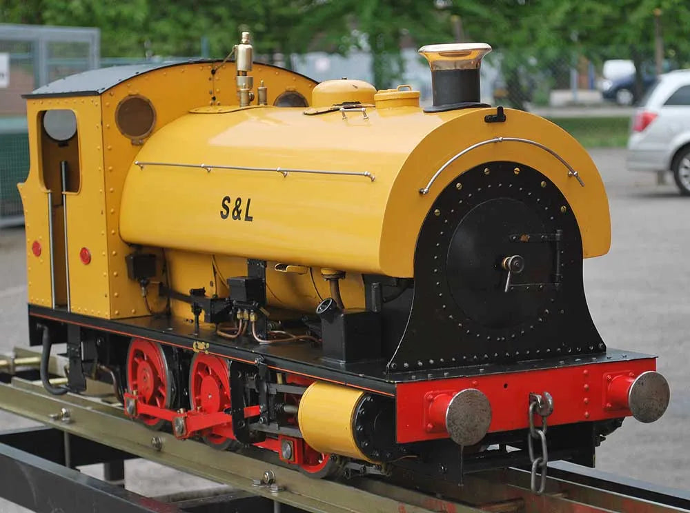 7 1/4 inch gauge Hawthorne Leslie 0-6-0
