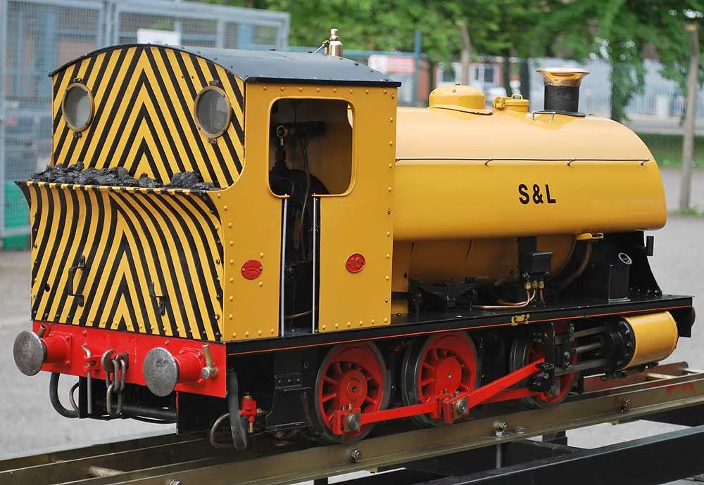 7 1/4 inch gauge Hawthorne Leslie 0-6-0