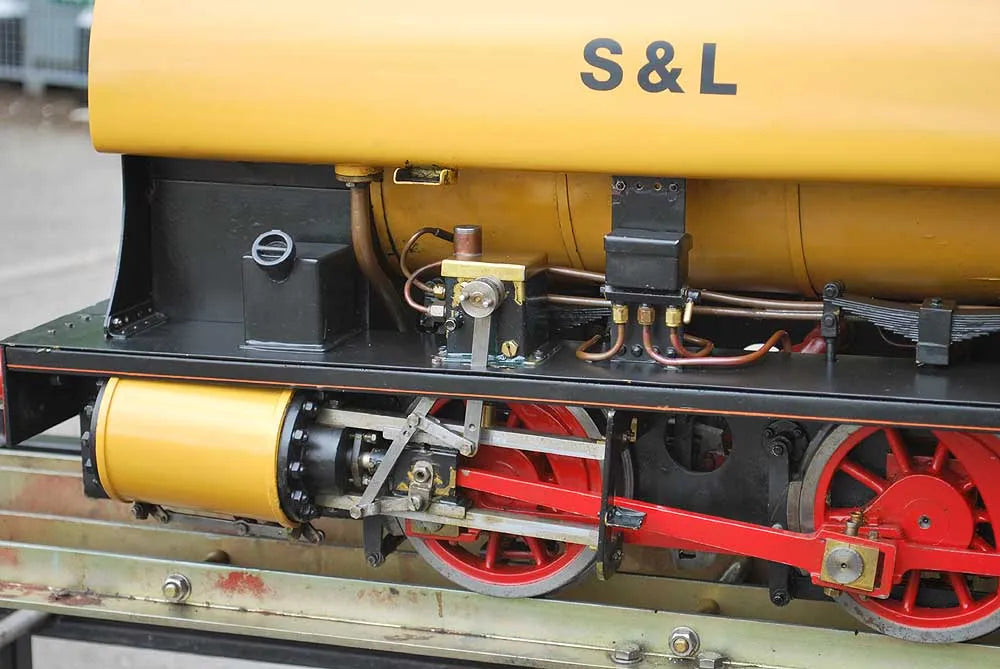 7 1/4 inch gauge Hawthorne Leslie 0-6-0