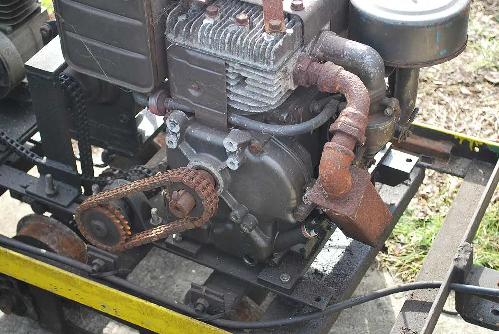 10 1/4 inch gauge petrol-hydraulic