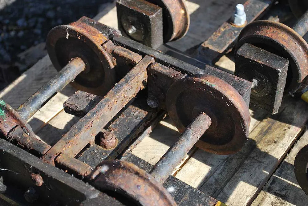 Six 5 inch gauge bogies