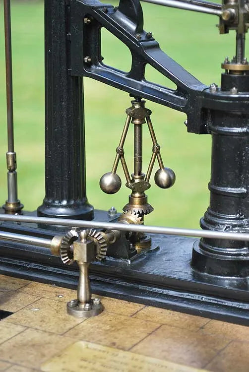 Sanderson beam engine in glass case