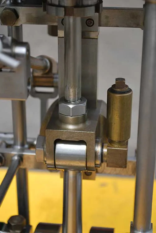Greenly vertical engine with reversing gear
