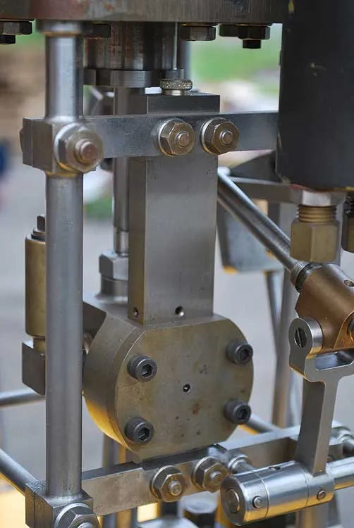 Greenly vertical engine with reversing gear