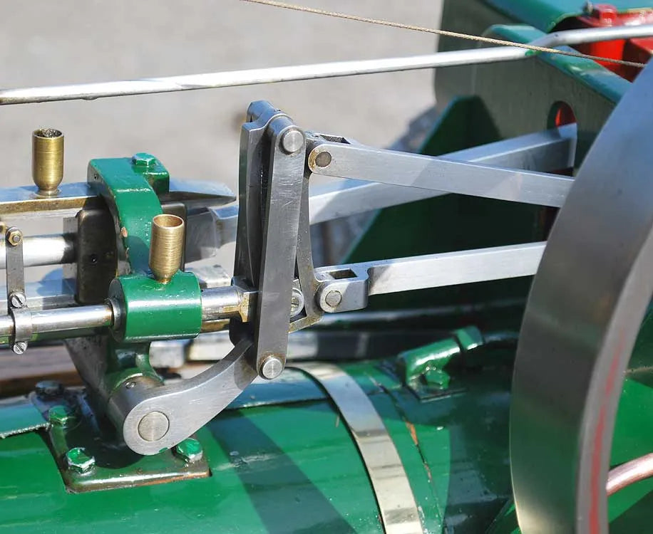 3 inch scale Burrell traction engine with trolley