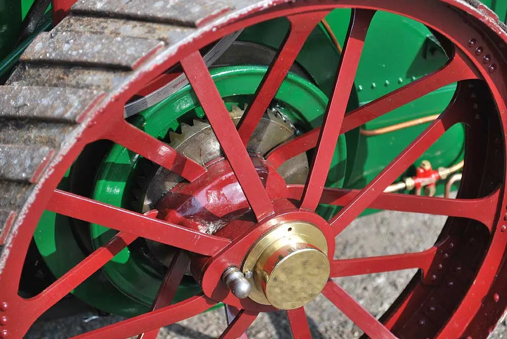 3 inch scale Burrell traction engine with trolley