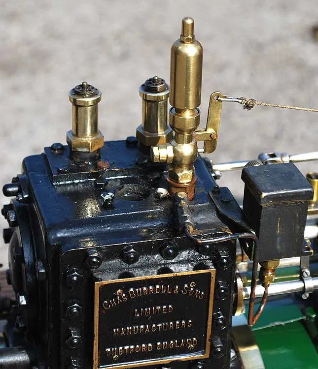 3 inch scale Burrell traction engine with trolley