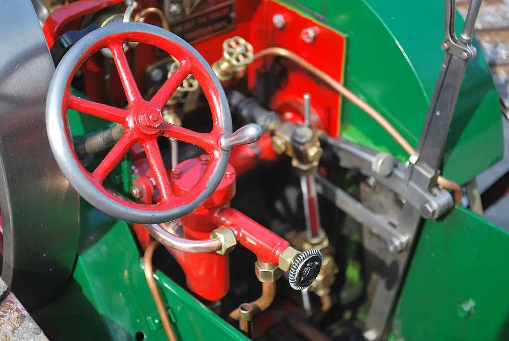 3 inch scale Burrell traction engine with trolley