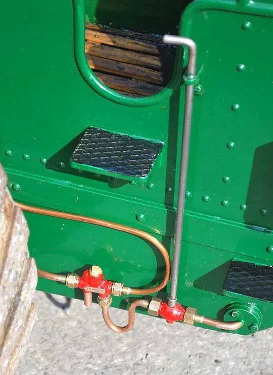 3 inch scale Burrell traction engine with trolley