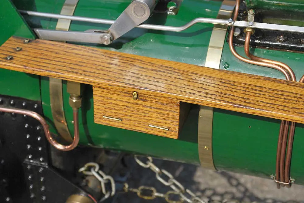 3 inch scale Burrell traction engine with trolley