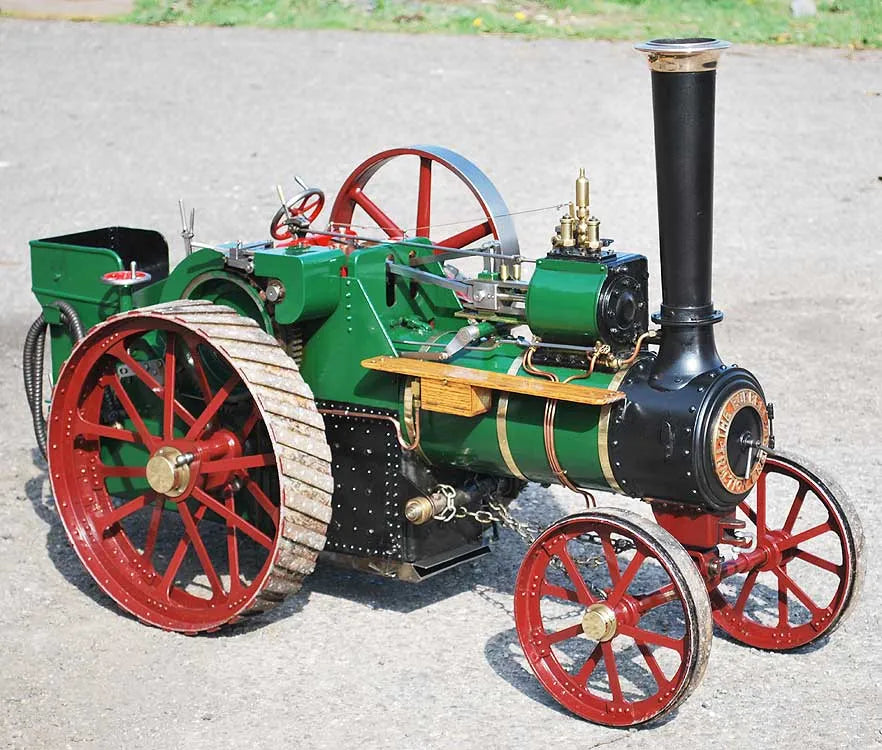 3 inch scale Burrell traction engine with trolley
