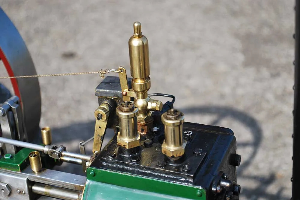 3 inch scale Burrell traction engine with trolley