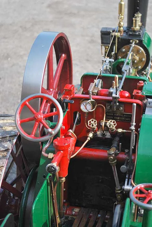 3 inch scale Burrell traction engine with trolley