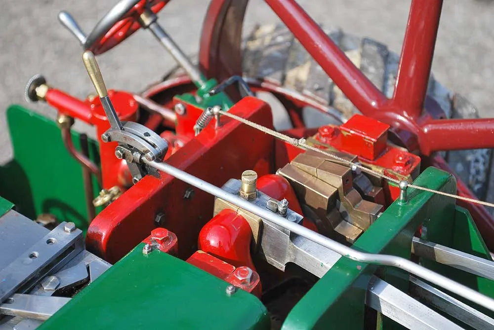 3 inch scale Burrell traction engine with trolley