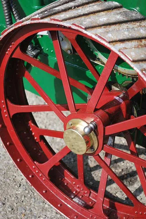 3 inch scale Burrell traction engine with trolley