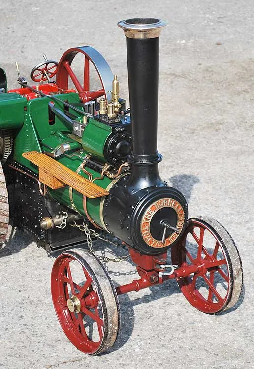 3 inch scale Burrell traction engine with trolley