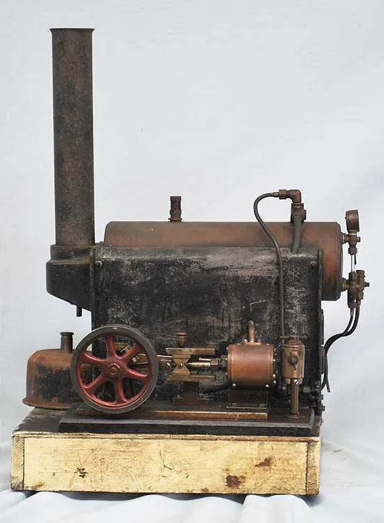 Stuart 504 boiler with mill engine for restoration