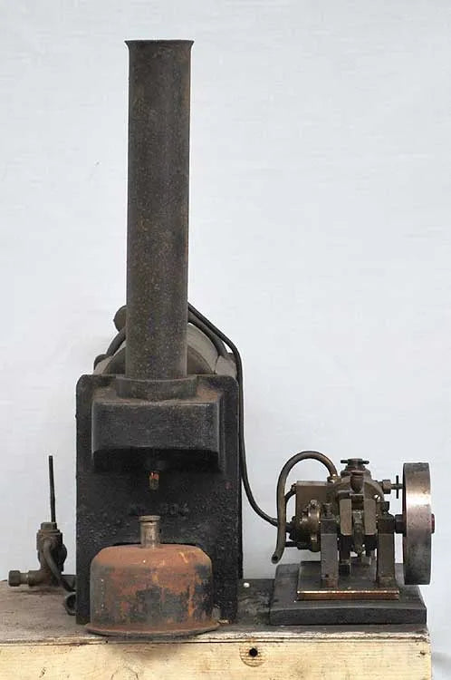 Stuart 504 boiler with mill engine for restoration