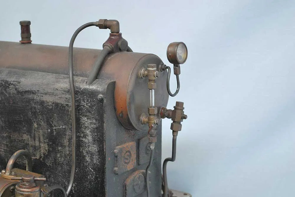 Stuart 504 boiler with mill engine for restoration