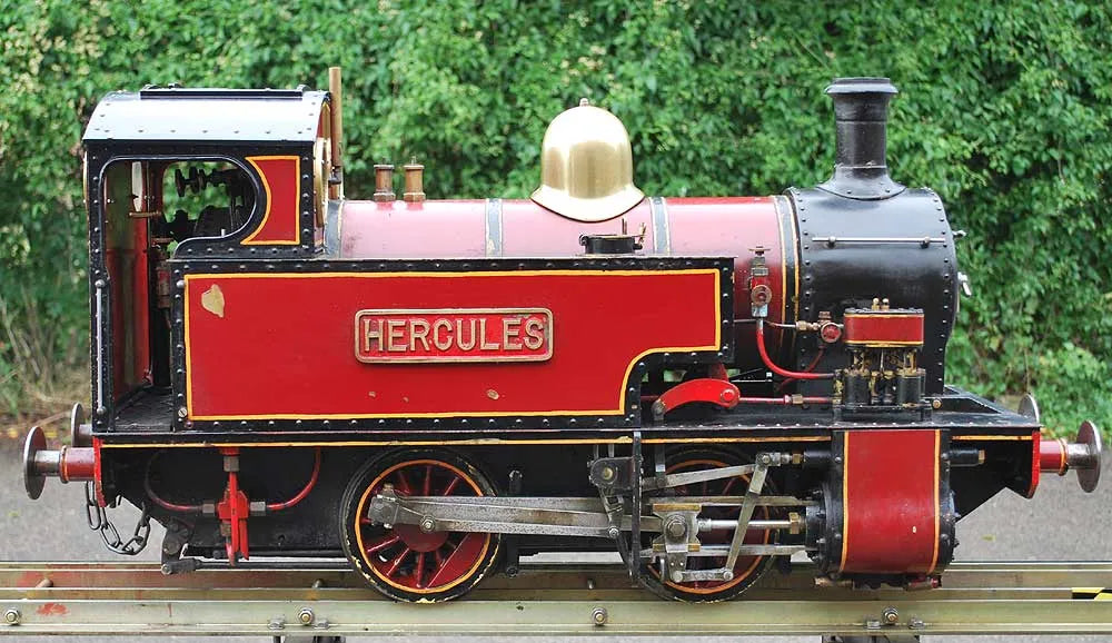 7 1/4 inch gauge "Hercules" with driving truck