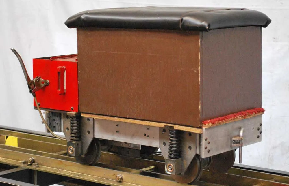 5 inch gauge 4-wheeled driving truck