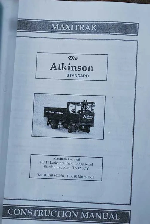 Maxitrak Atkinson steam wagon