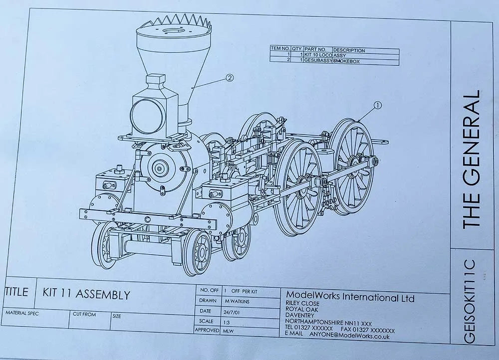 5 inch gauge 4-4-0 "The General"