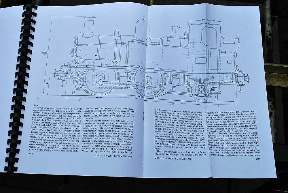 7 1/4 inch gauge 14xx "Dart" chassis