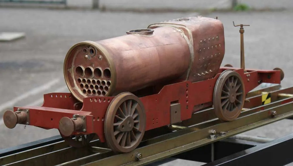 Part-built 5 inch gauge "Pansy" with Swindon boiler