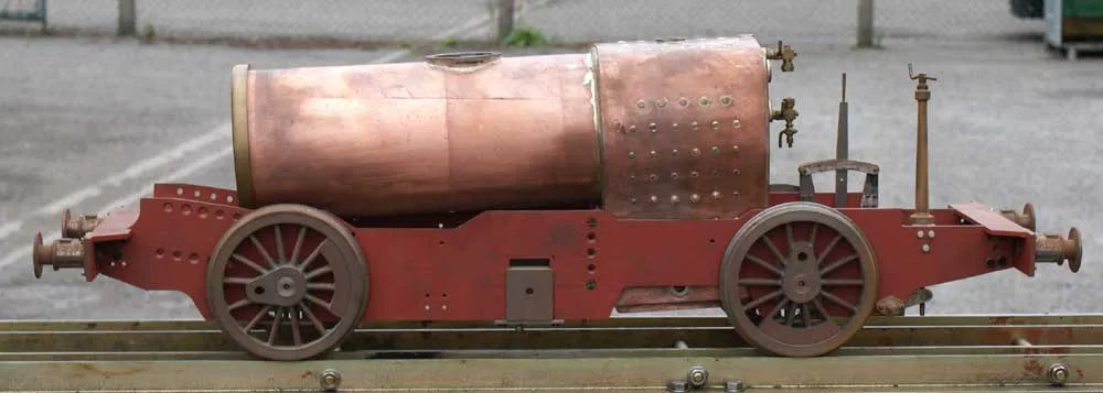 Part-built 5 inch gauge "Pansy" with Swindon boiler