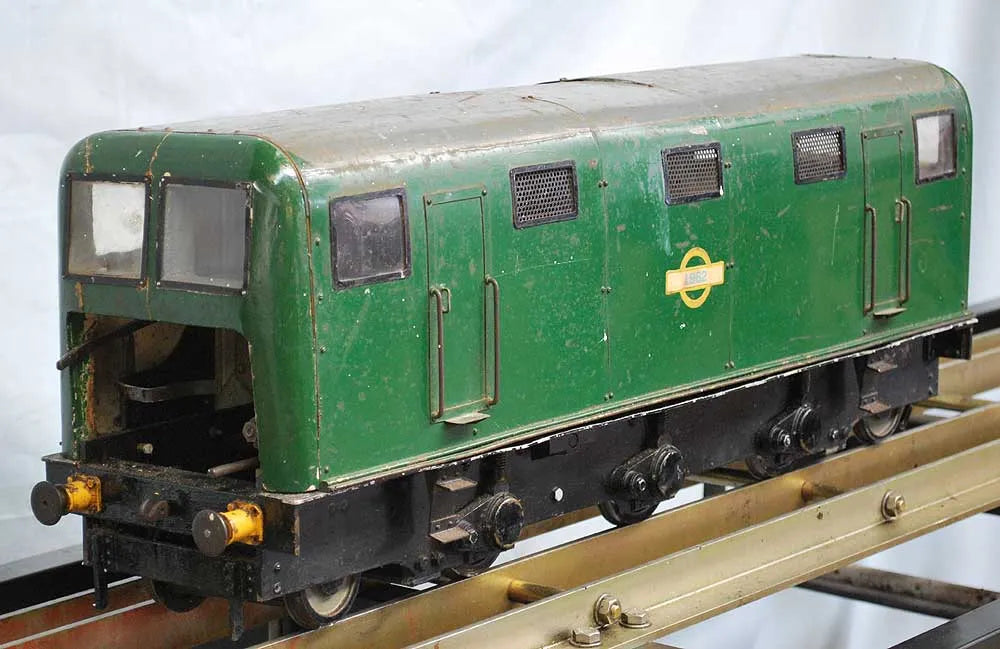 3 1/2 inch gauge battery-electric friction drive locomotive