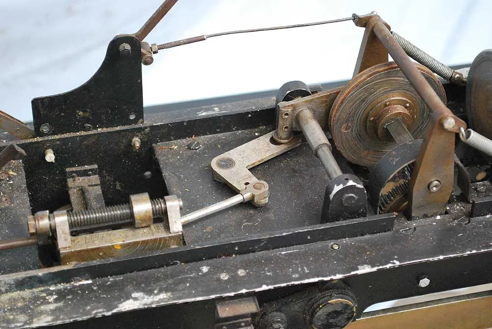 3 1/2 inch gauge battery-electric friction drive locomotive